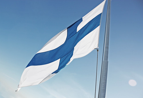 Finlands flagga Suomen lippu