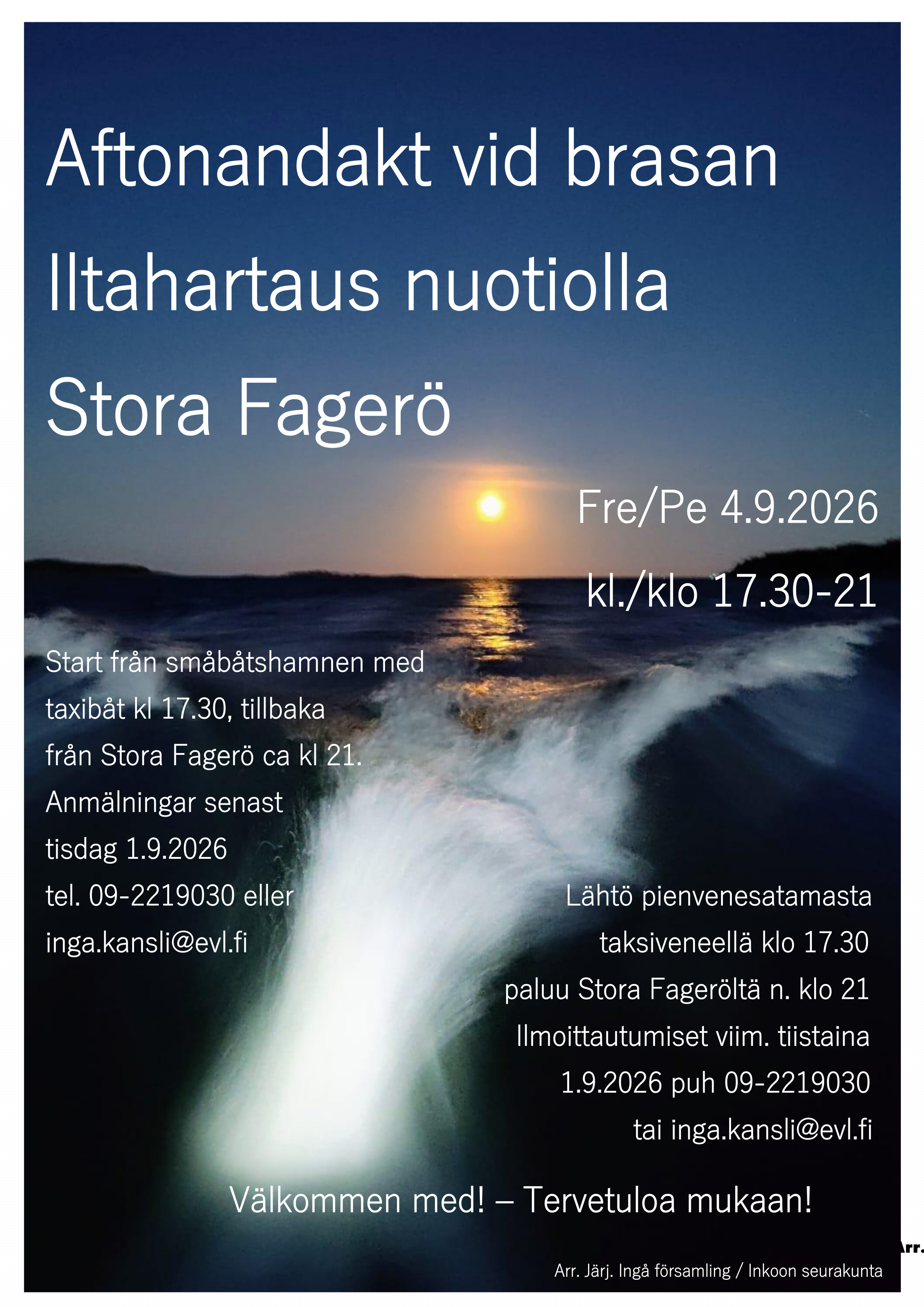 Aftonandakt / Iltahartaus Stora Fagerö
