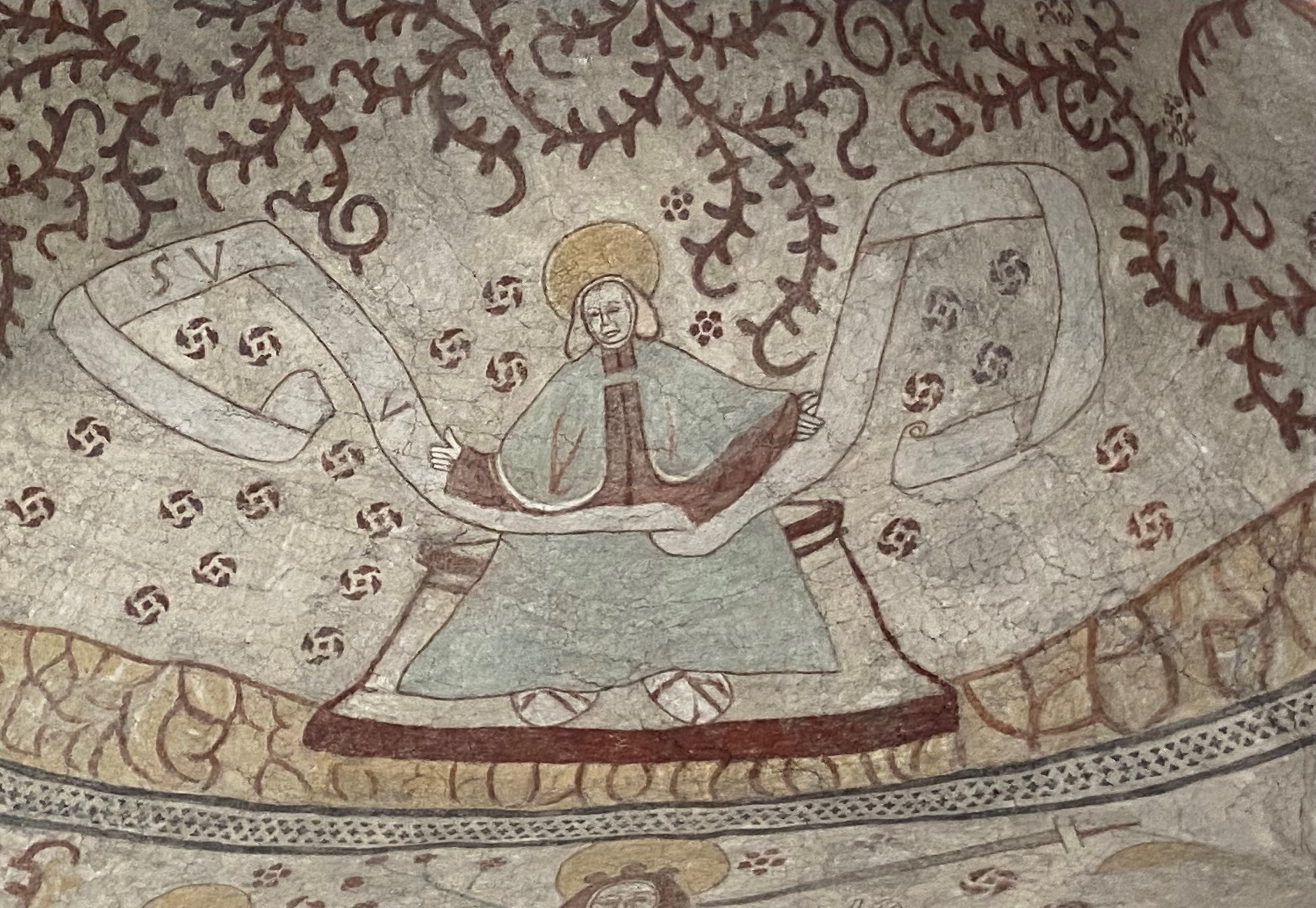 Takmålning Ingå kyrka