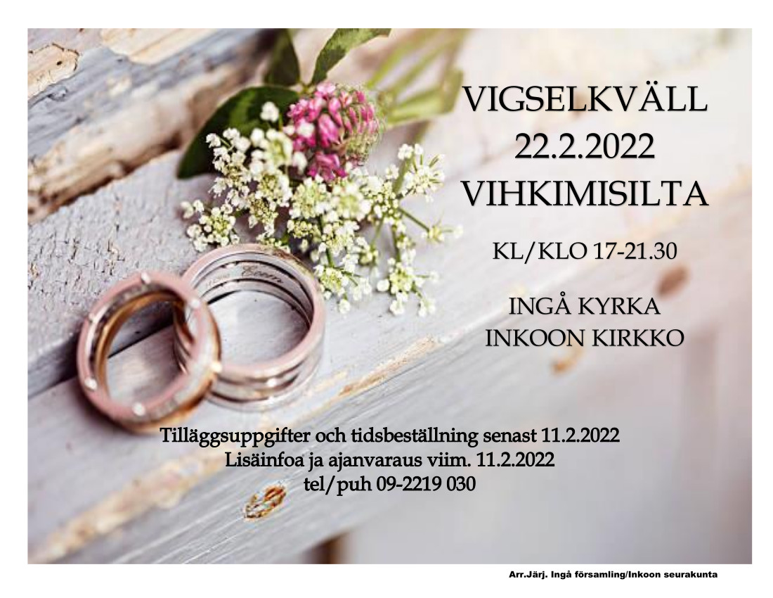 Vigselkväll Affisch