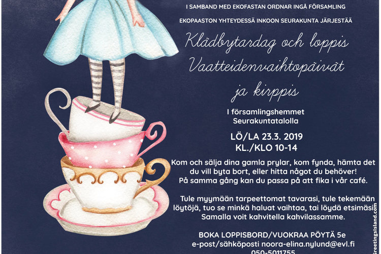 Klädbytesdag och loppis Klädbytesdag och loppis